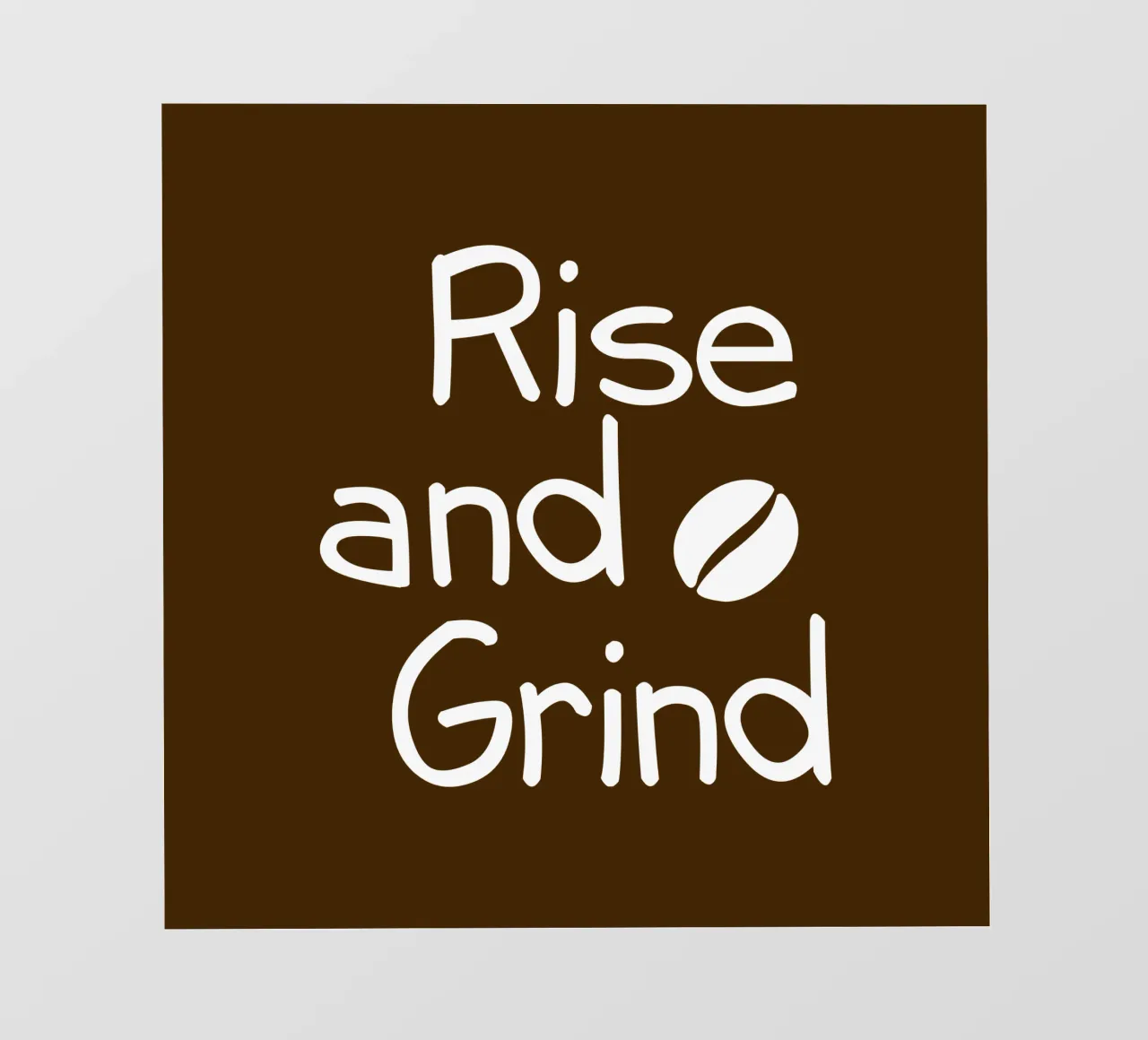 Rise and grind coffee telo in pvc da happieeagle