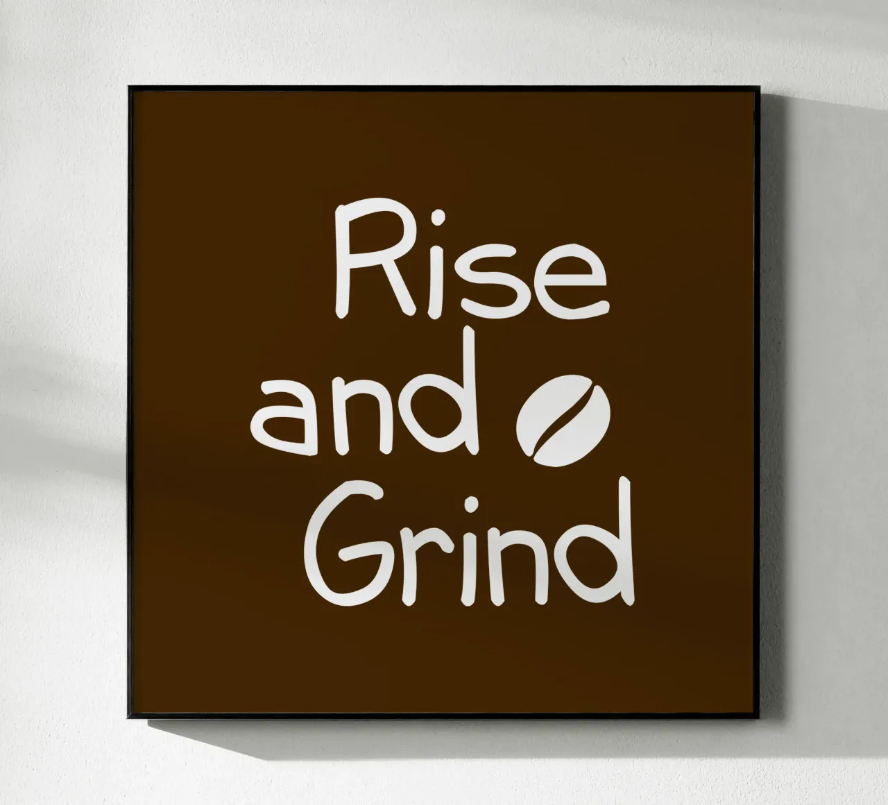Rise and grind coffee plexiglass da happieeagle