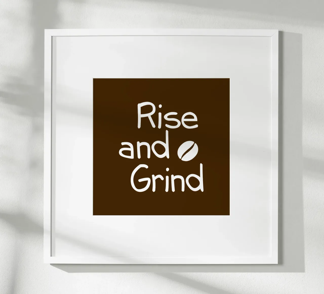 Rise and grind coffee poster da happieeagle