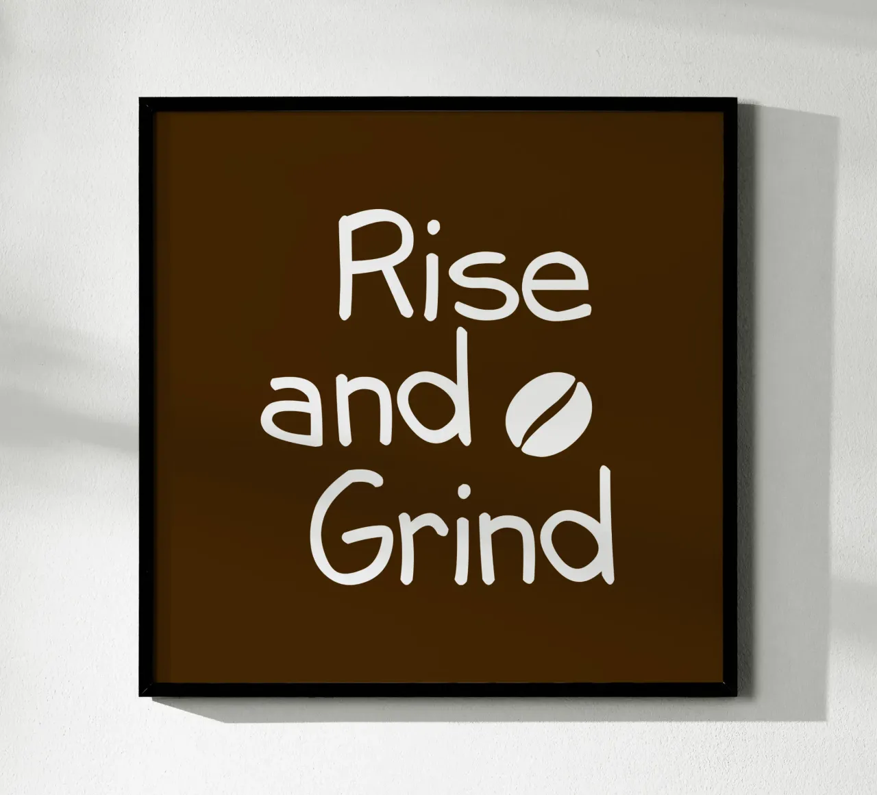 Rise and grind coffee poster da happieeagle