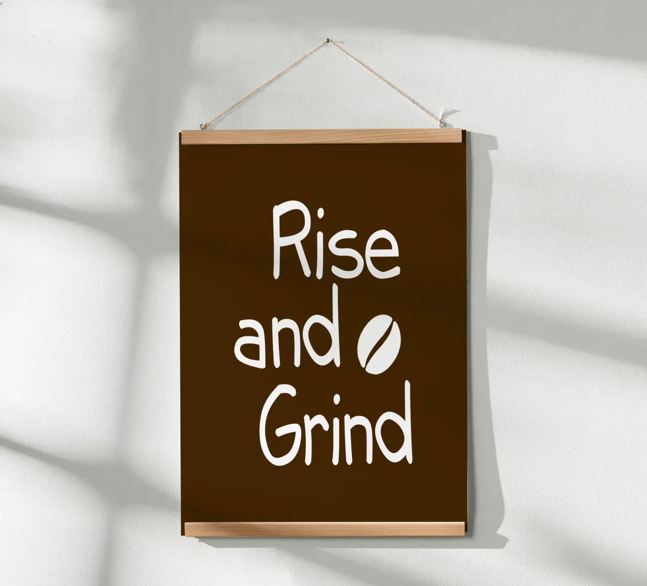 Rise and grind coffee poster da happieeagle