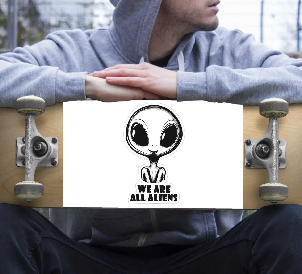 We are all Aliens | Sticker sticker by Autofocus