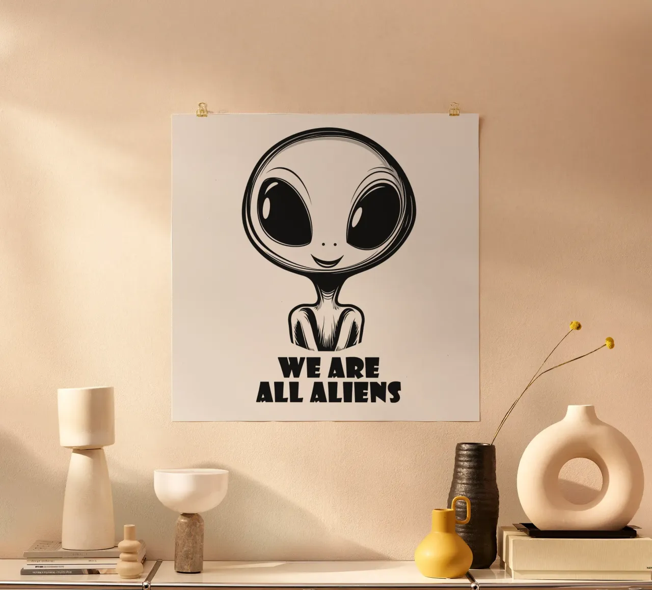We are all Aliens | Sticker carta hahnemühle da Autofocus
