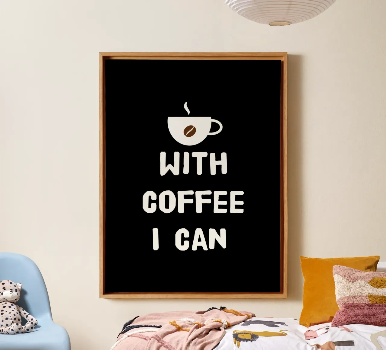 With coffee I can tela con Cornice a cassetta da happieeagle