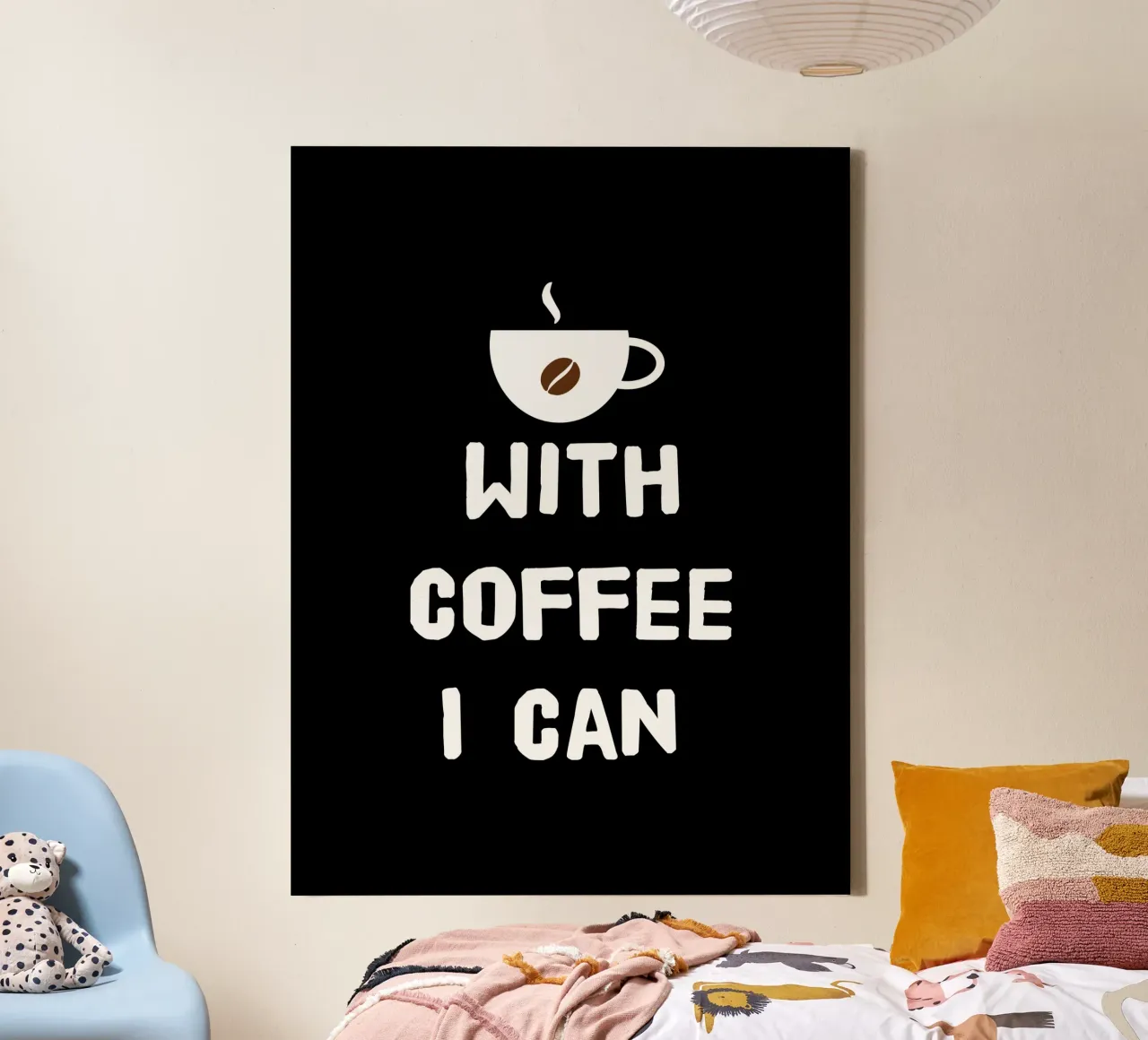 With coffee I can tela con Cornice a cassetta da happieeagle