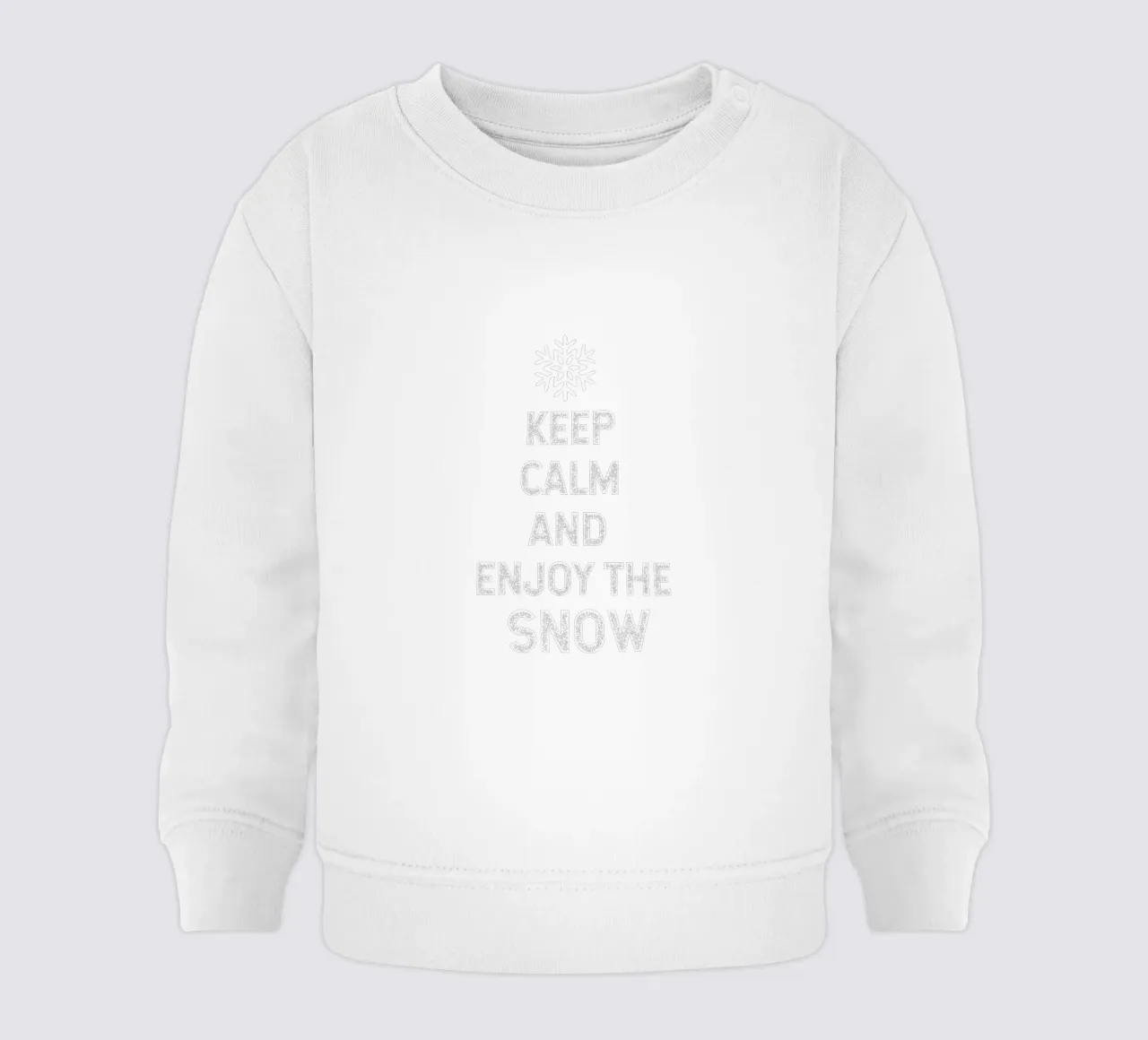 keep calm and enjoy the snow felpa neonato da happieeagle