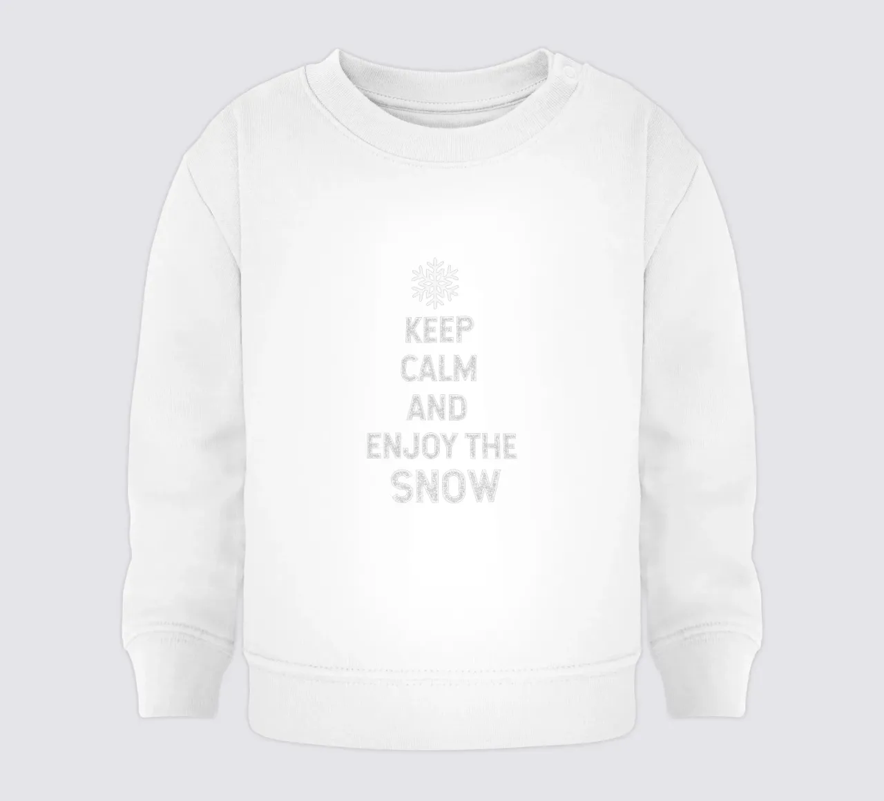 keep calm and enjoy the snow felpa neonato da happieeagle