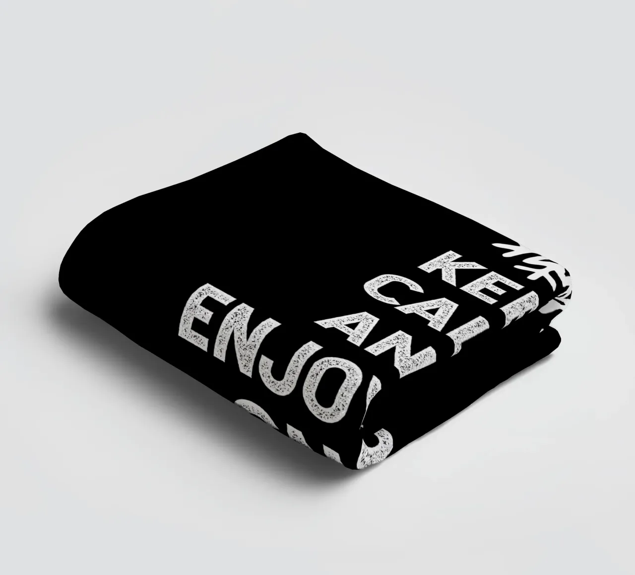 keep calm and enjoy the snow asciugamano da bagno da happieeagle