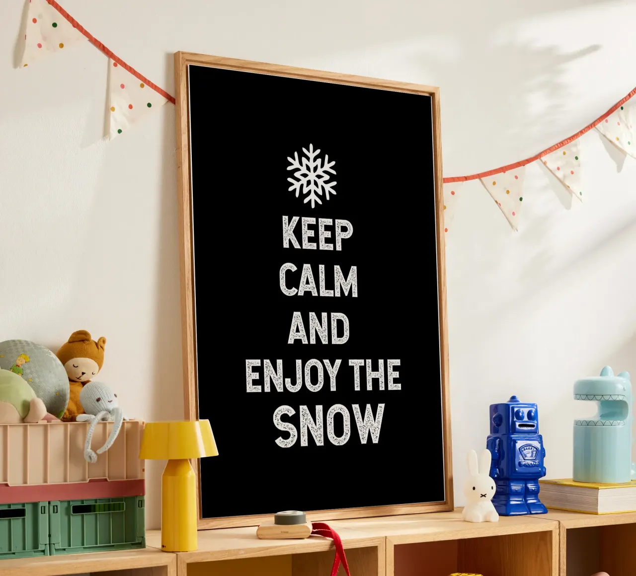 keep calm and enjoy the snow plexiglass da happieeagle
