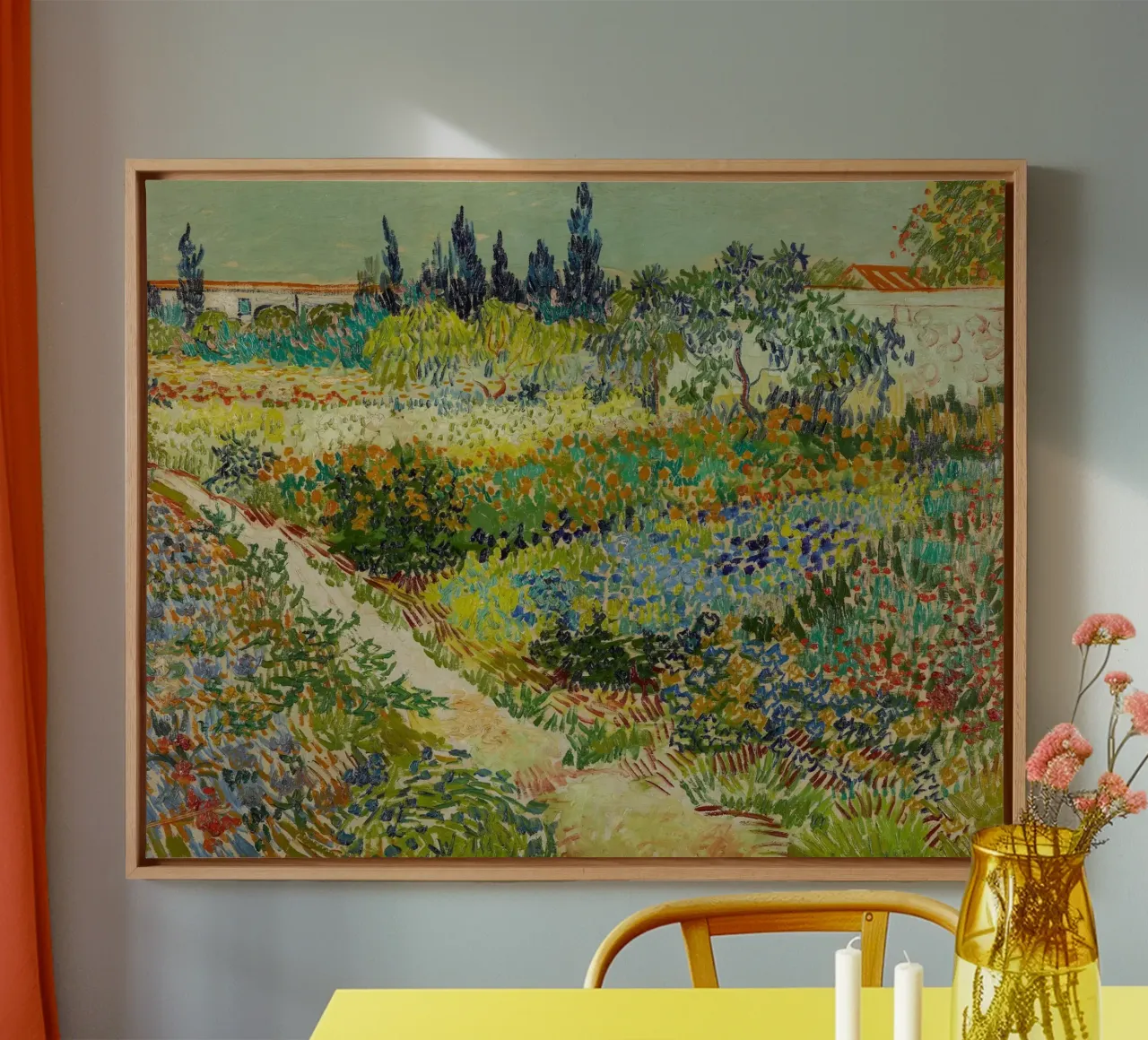 Jardín Van Gogh de Arles lienzo de Carinaprint