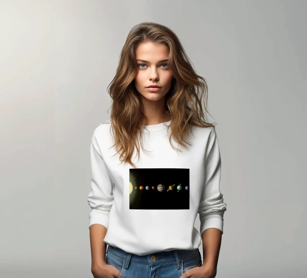 Solar system felpa da Terry Fan