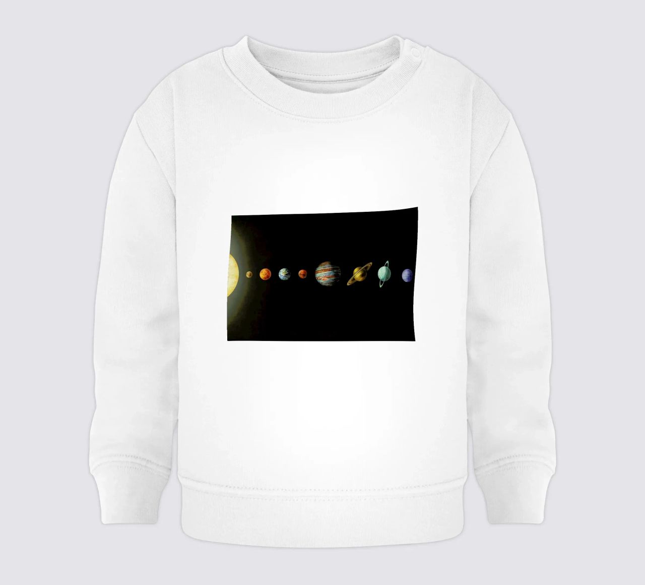 Solar system felpa neonato da Terry Fan