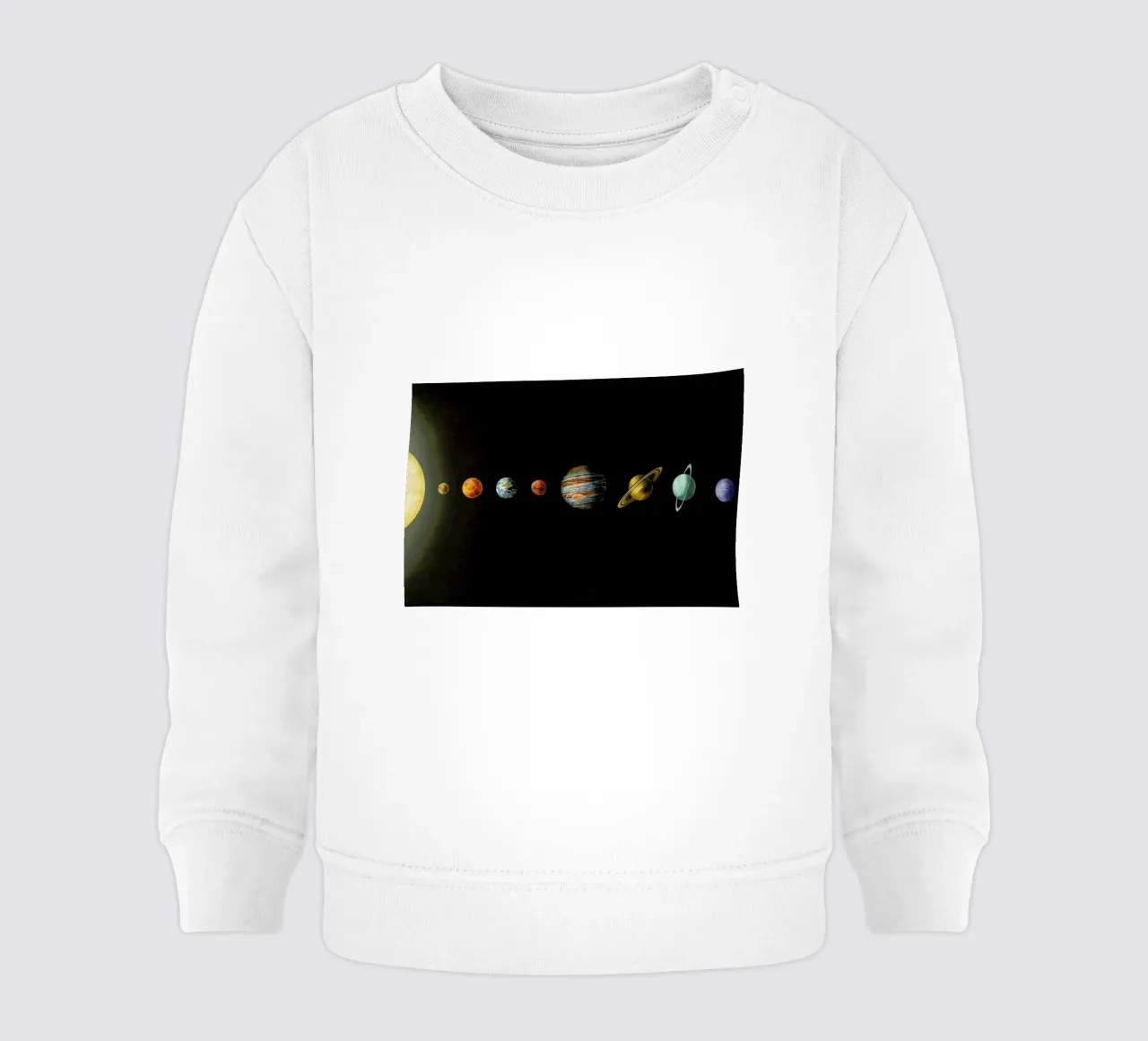Solar system sudadera de bebé de Terry Fan
