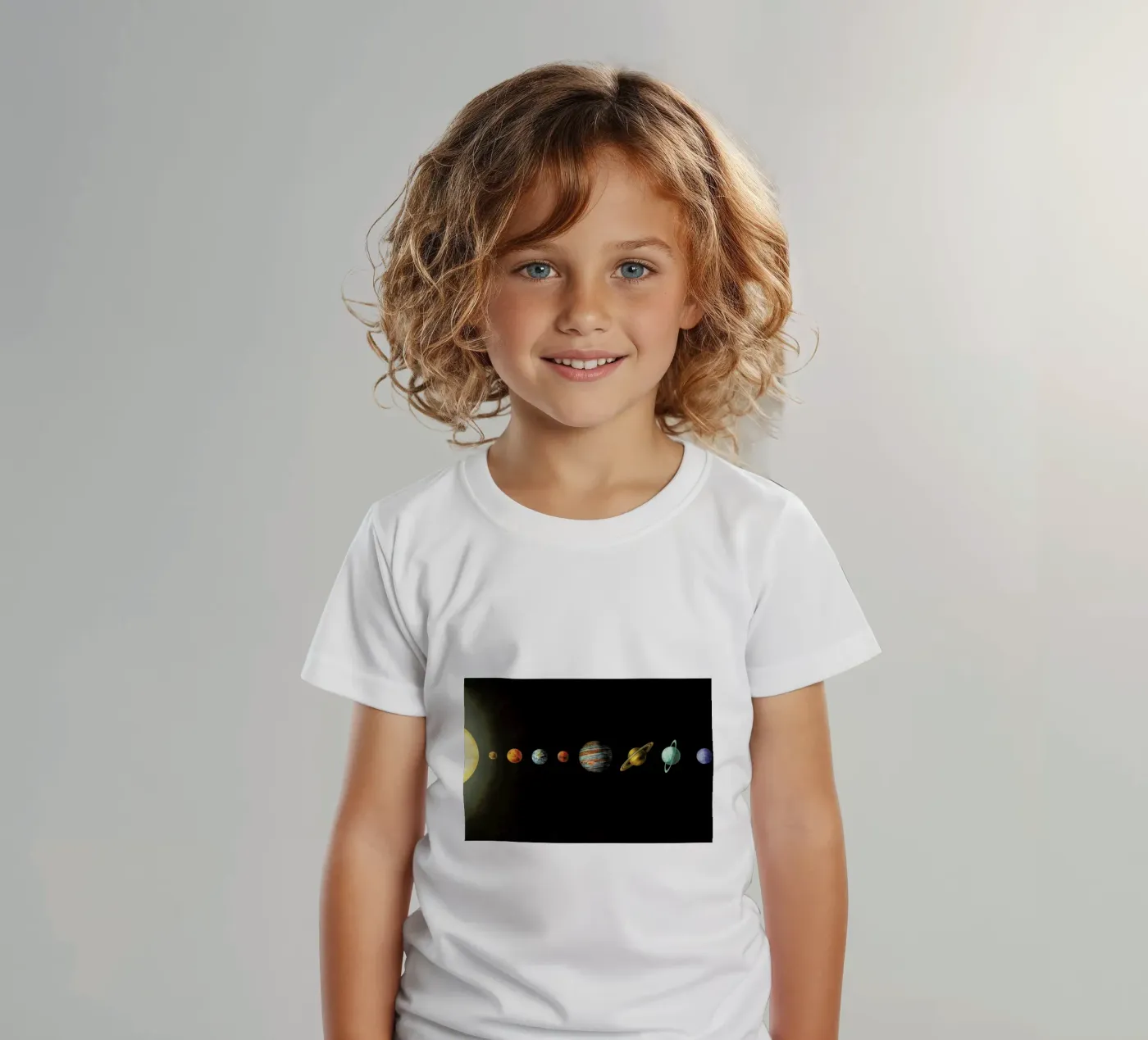 Solar system t-shirt bambini da Terry Fan