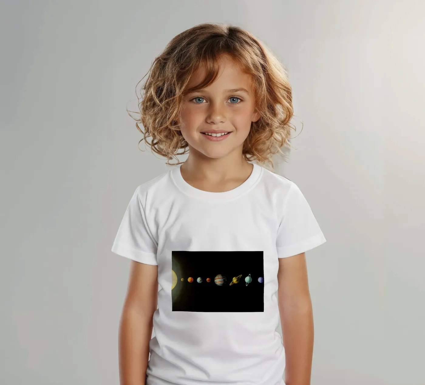 Solar system t-shirt bambini da Terry Fan