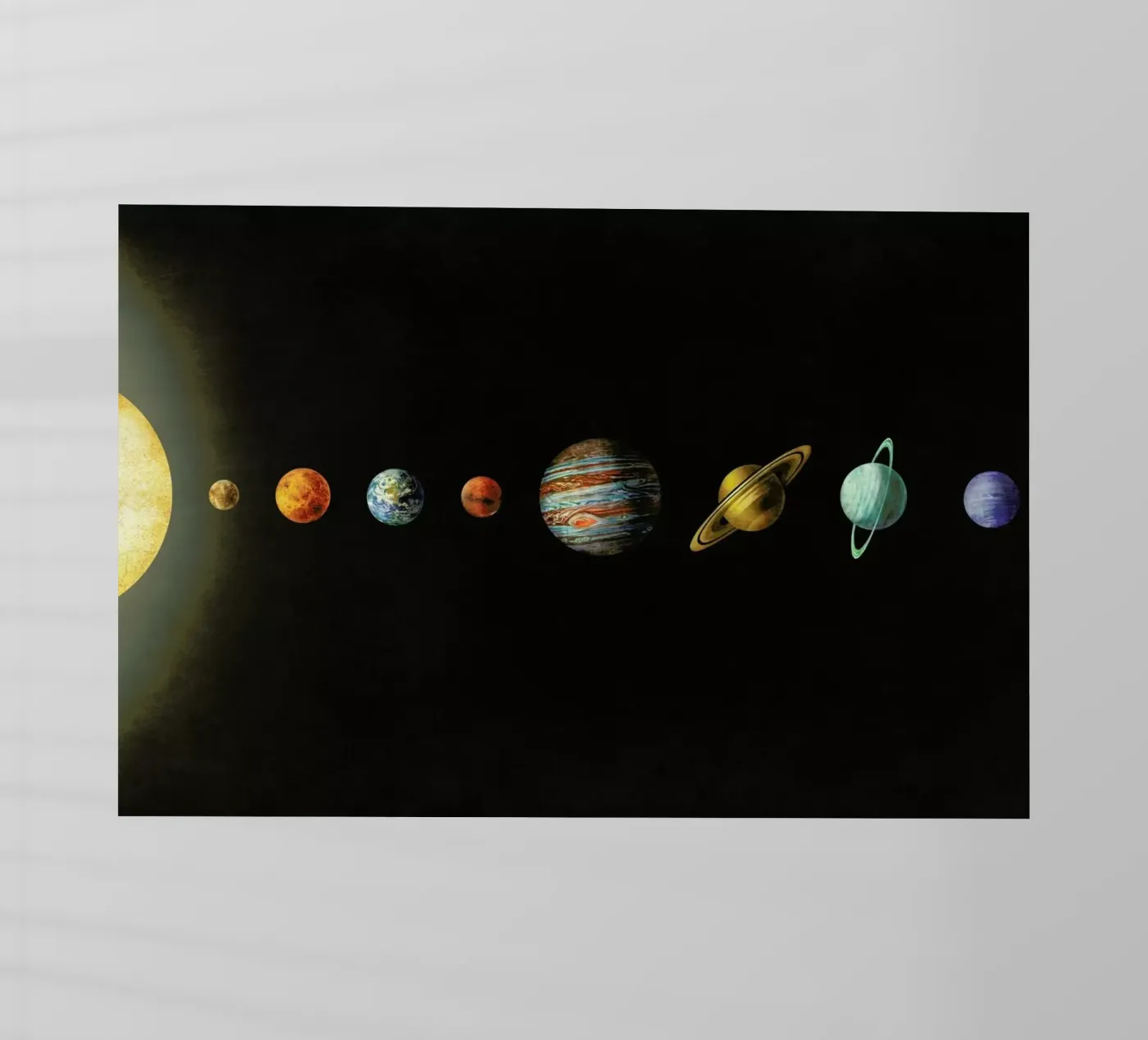 Solar system pellicola backlit da Terry Fan
