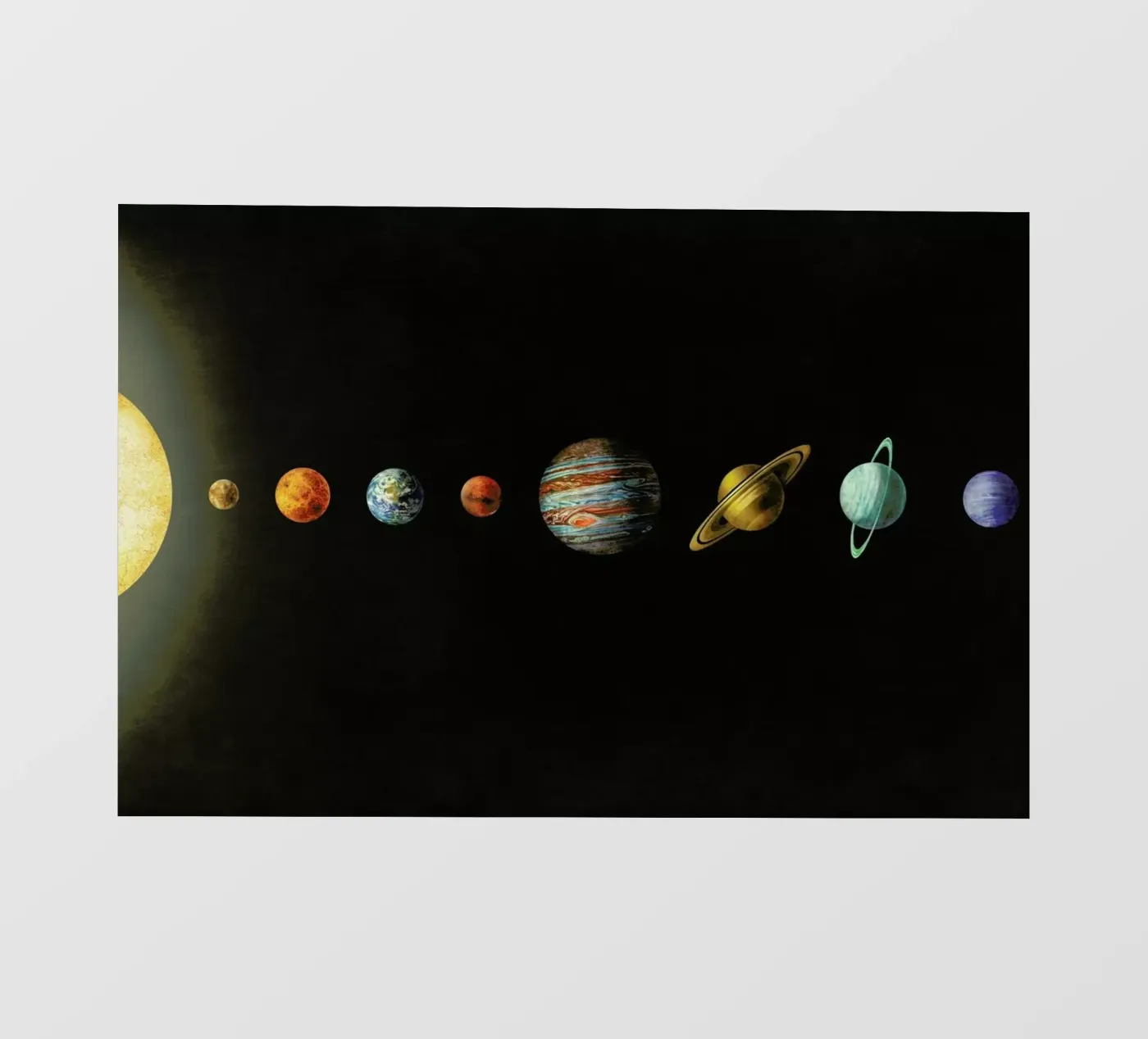 Solar system pellicola backlit da Terry Fan