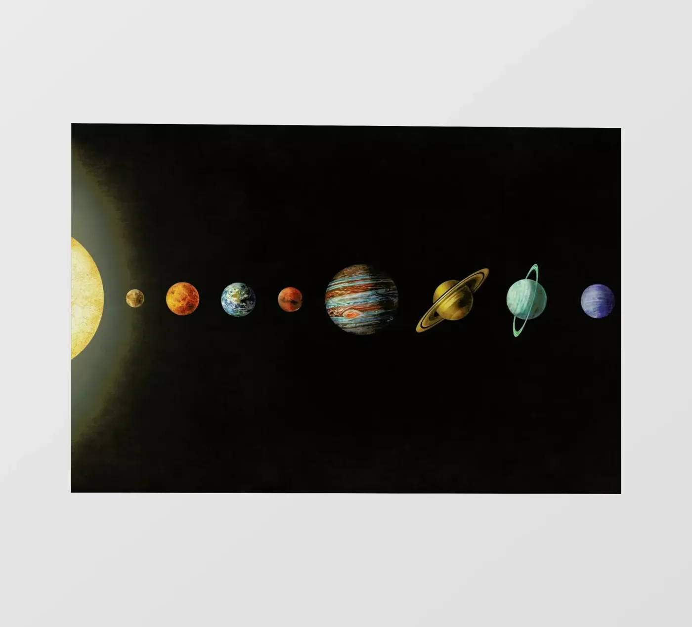 Solar system pellicola backlit da Terry Fan