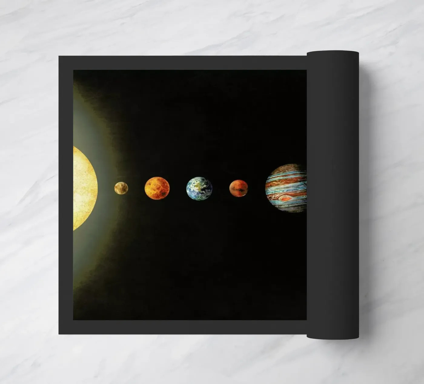 Solar system deurmat van Terry Fan