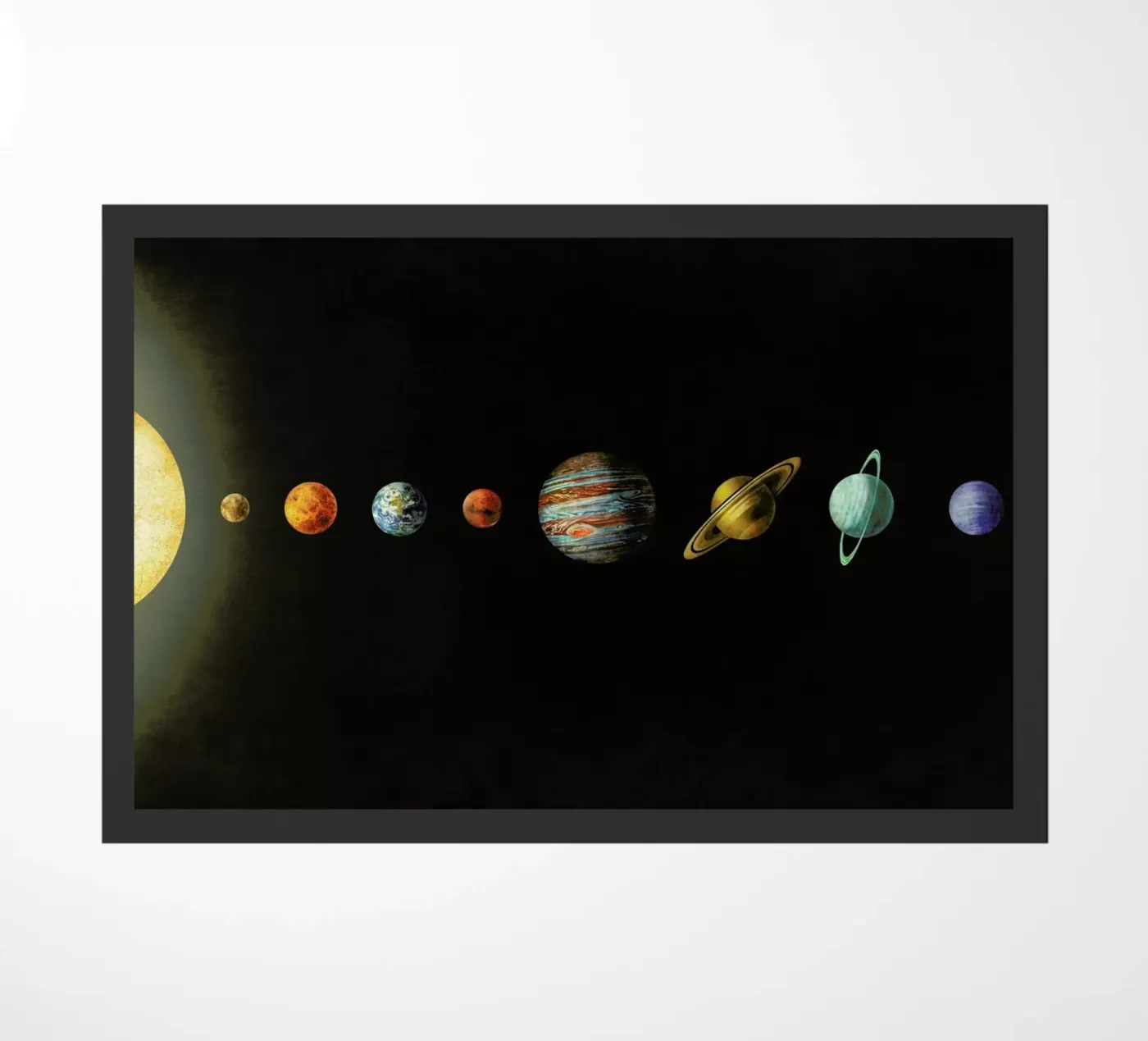 Solar system deurmat van Terry Fan