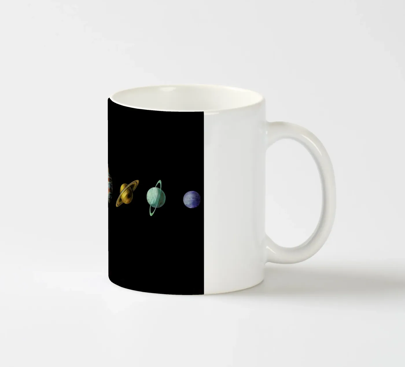 Solar system ceramic mug by Terry Fan