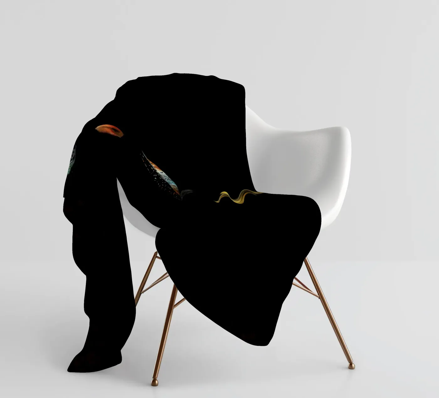 Solar system Fleecedecke von Terry Fan