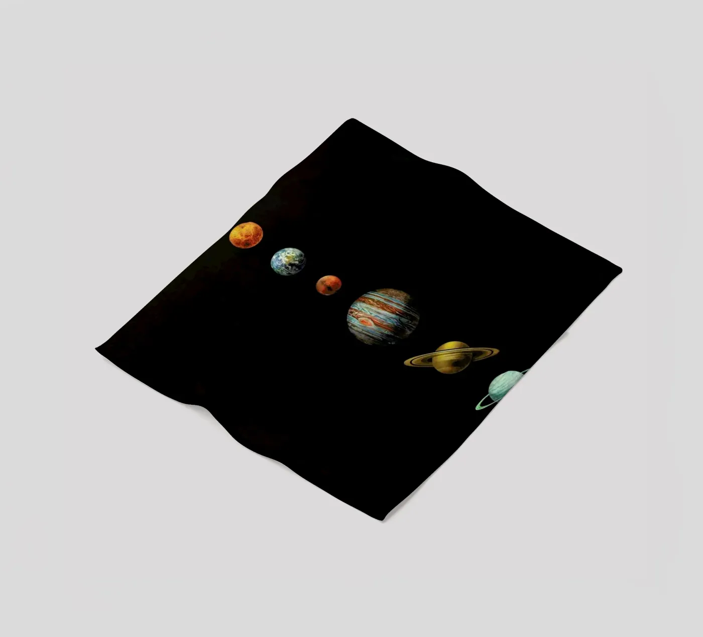 Solar system fleecedeken van Terry Fan