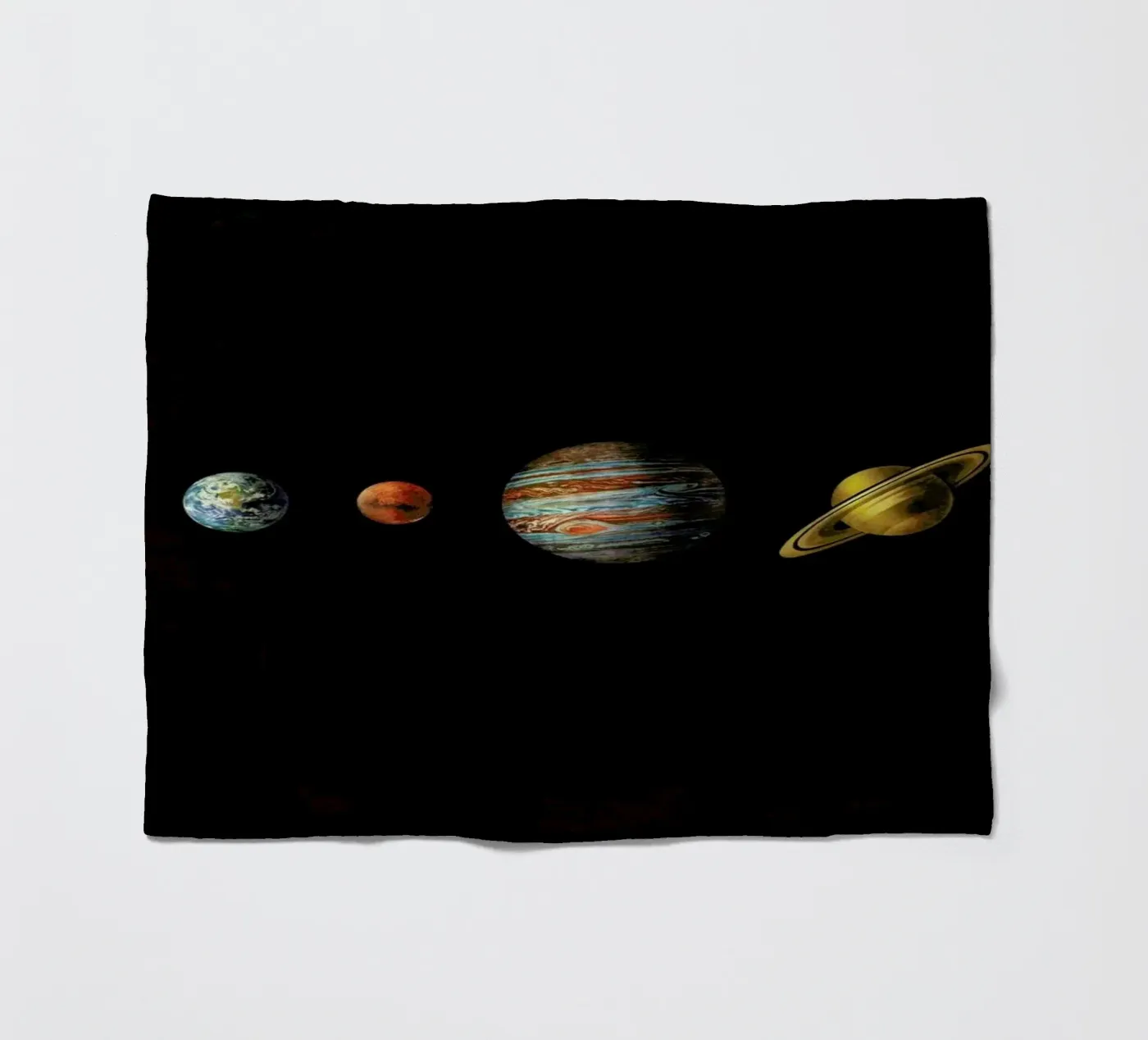 Solar system fleecedeken van Terry Fan