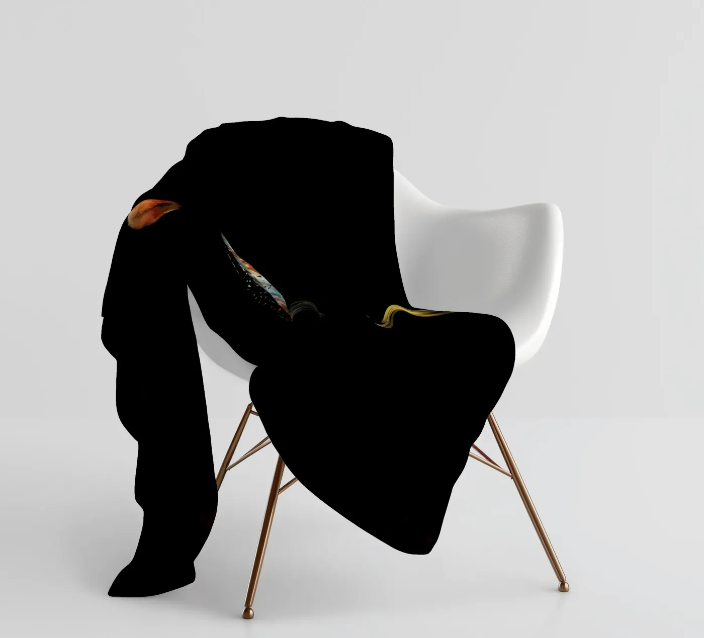 Solar system Fleecedecke von Terry Fan