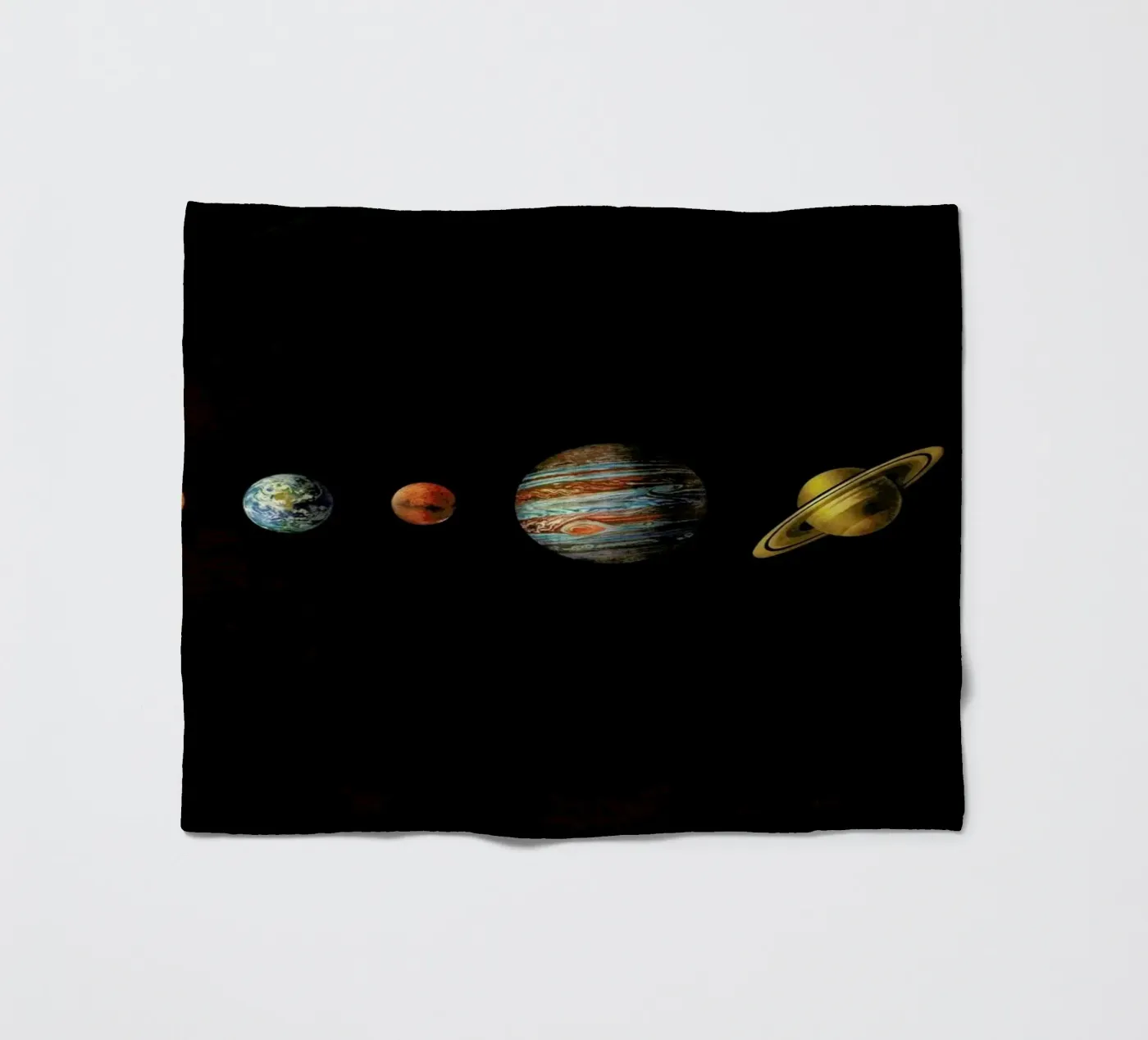 Solar system fleecedeken van Terry Fan