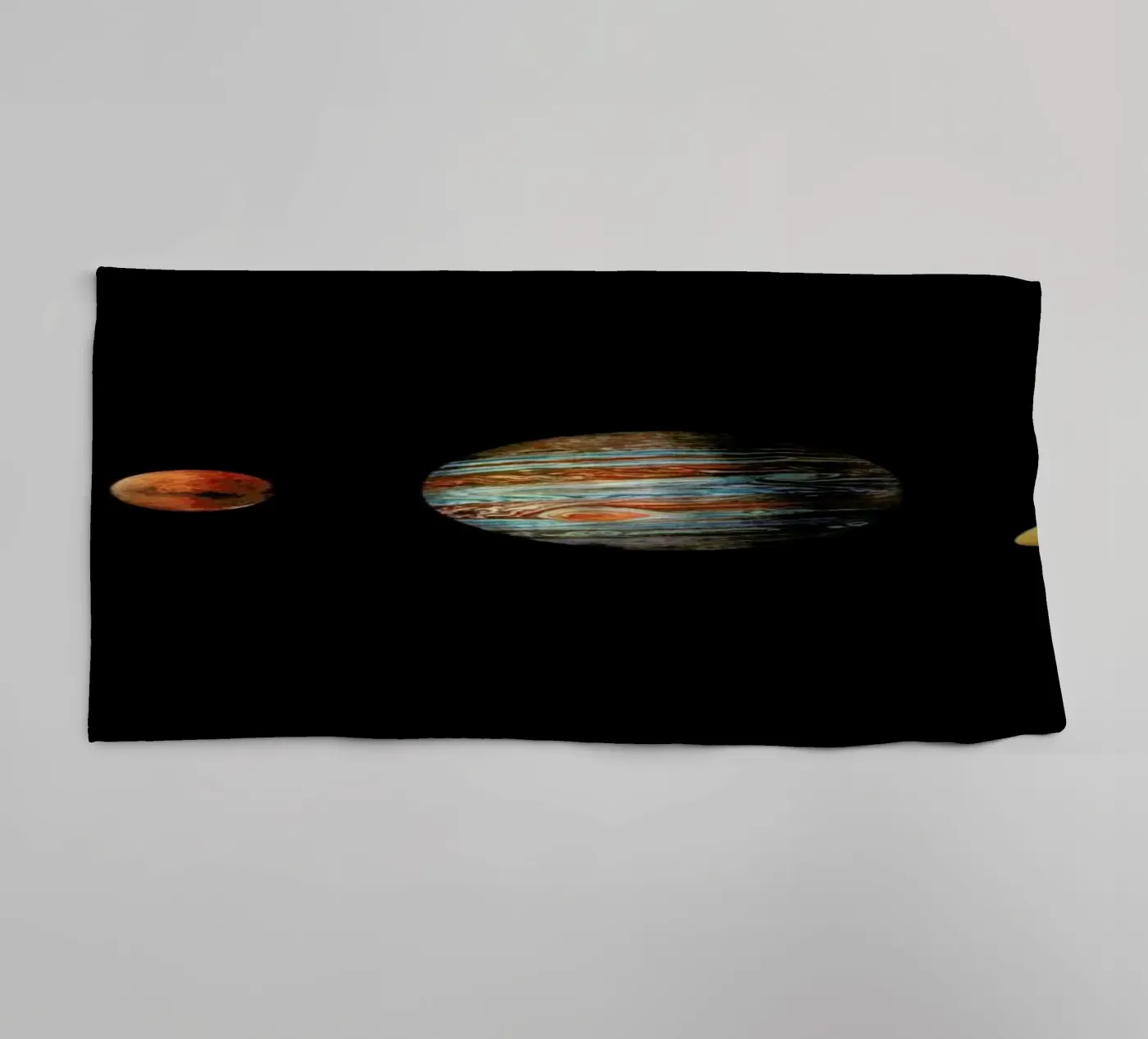 Solar system badhanddoek van Terry Fan