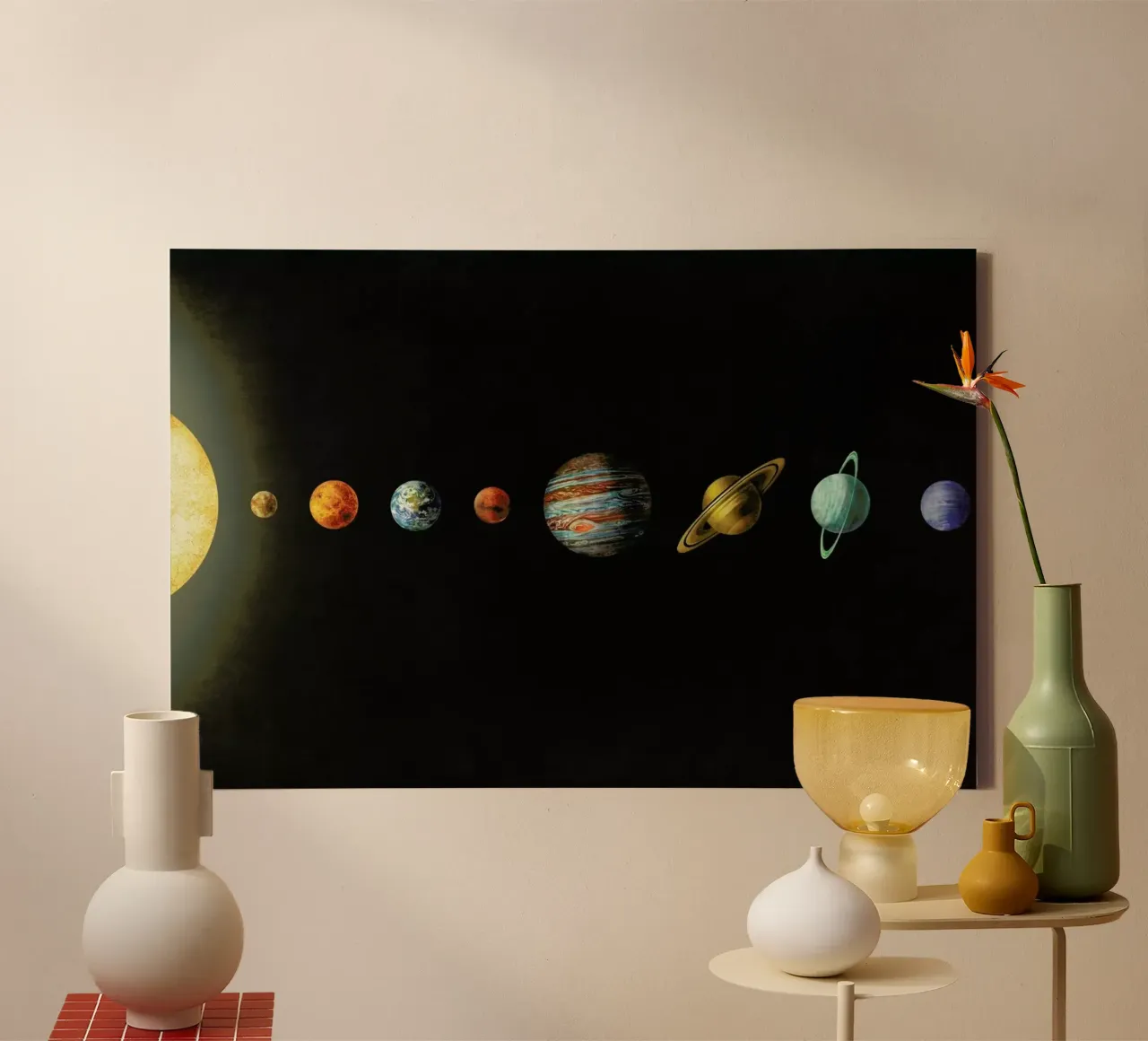 Solar system tela con Cornice a cassetta da Terry Fan