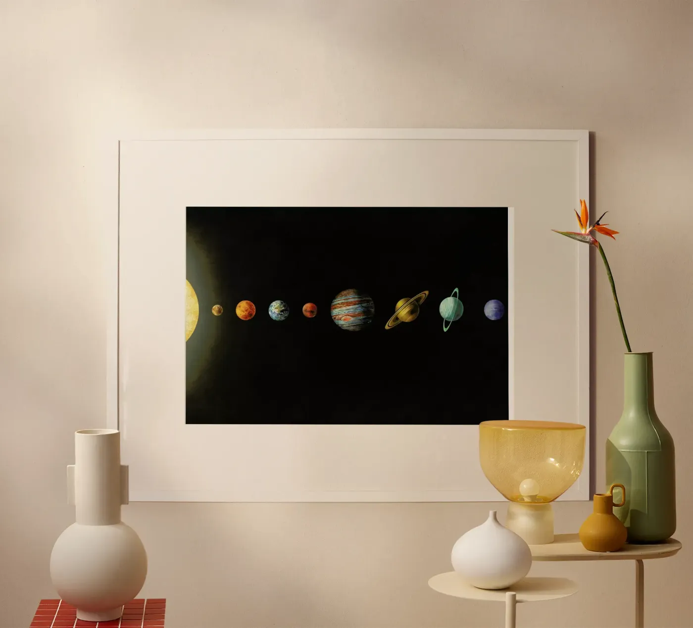 Solar system poster da Terry Fan