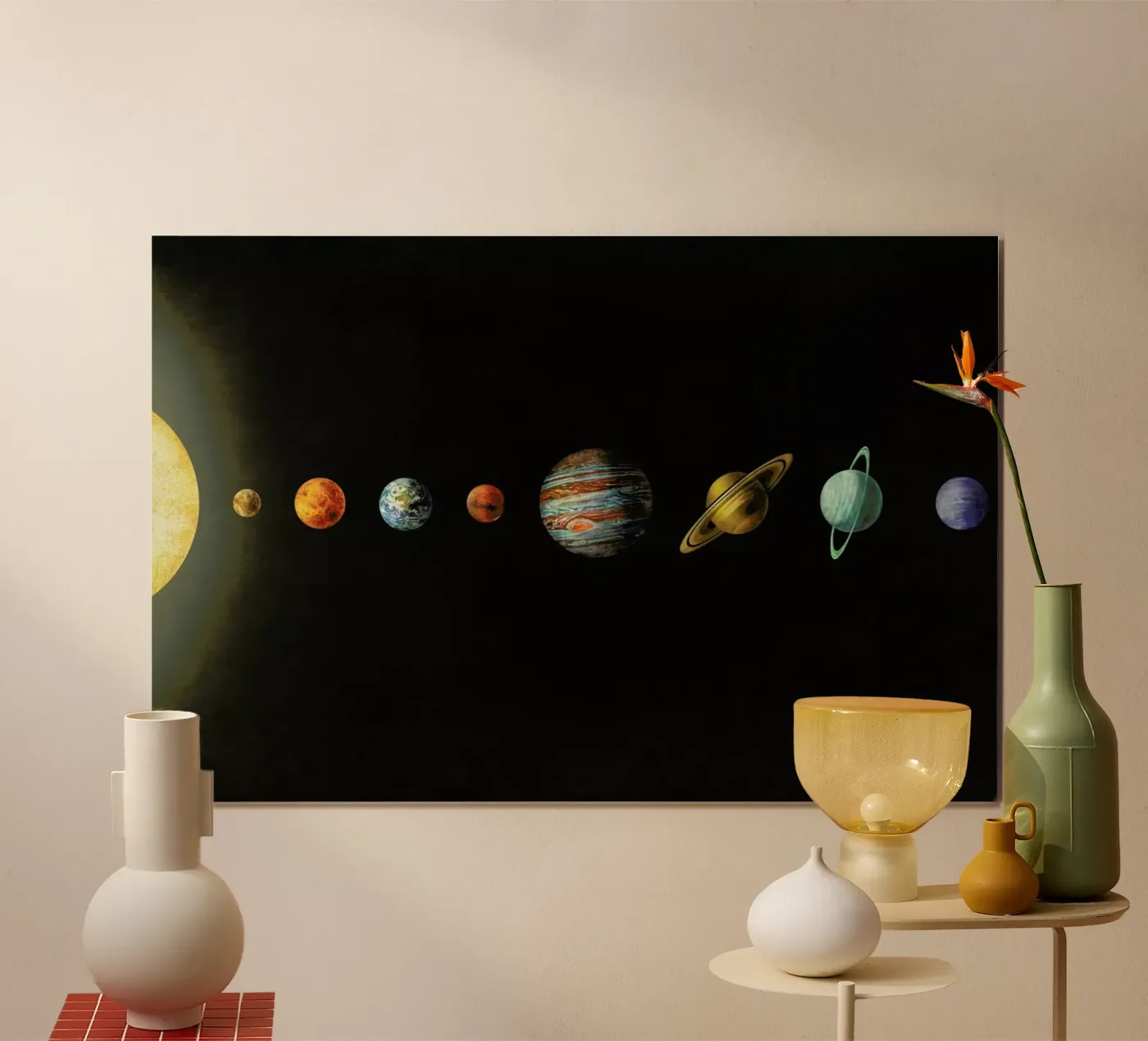 Solar system poster da Terry Fan