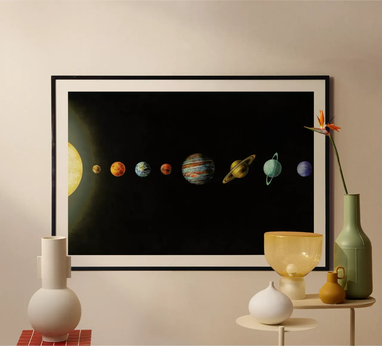 Solar system poster da Terry Fan