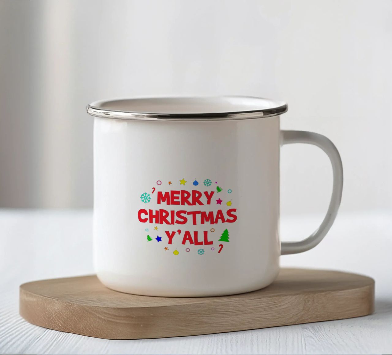 Merry christmas y'all tazza in smalto da happieeagle
