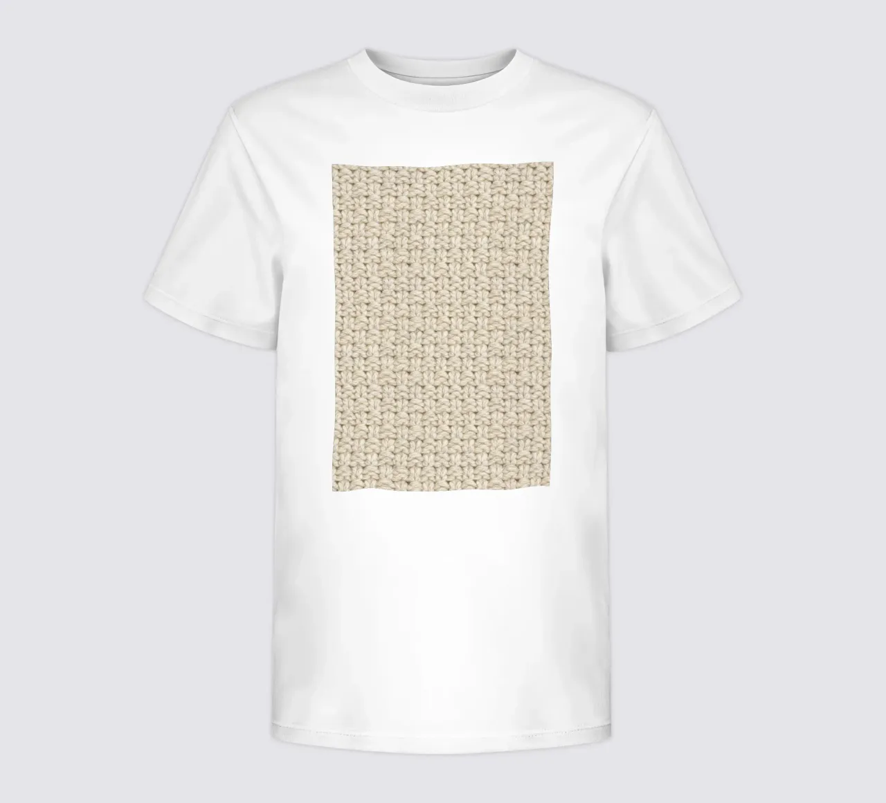 Morbida semplicità: Modello a maglia bianca t-shirt bambini da Curious Collections by Marielle Leenders