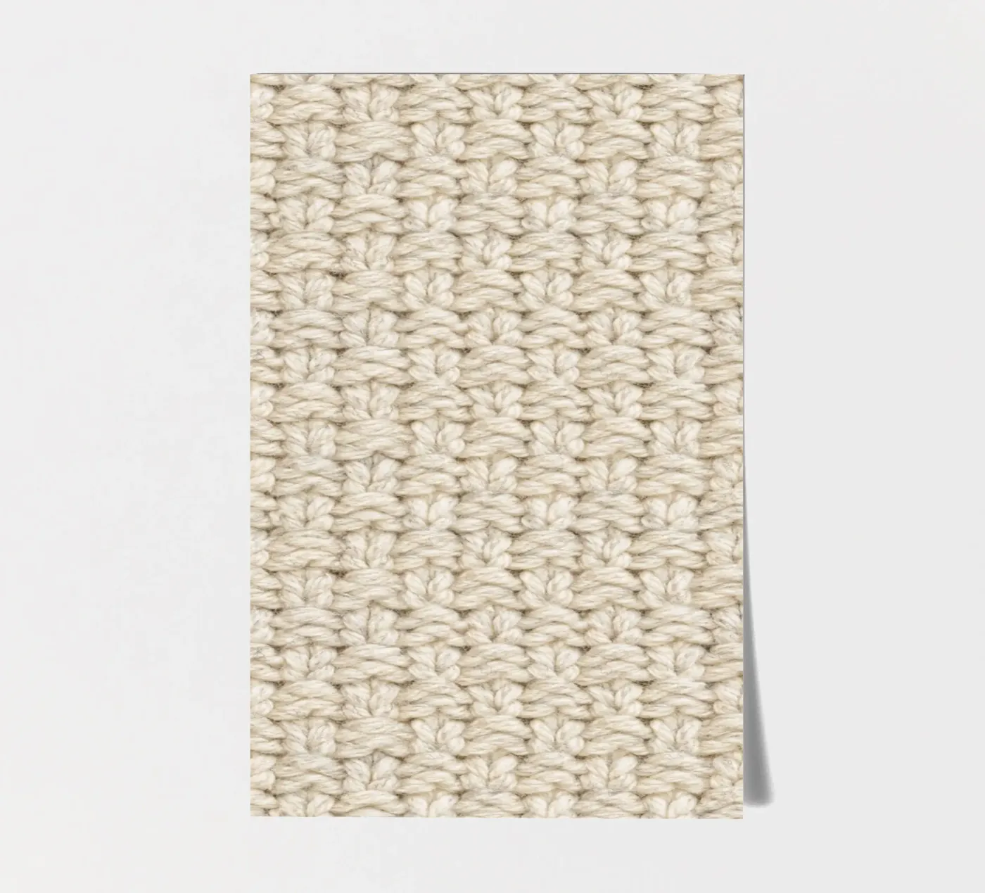 Soft Simplicity: White Knit Pattern sticker sheet by Curious Collections by Marielle Leenders