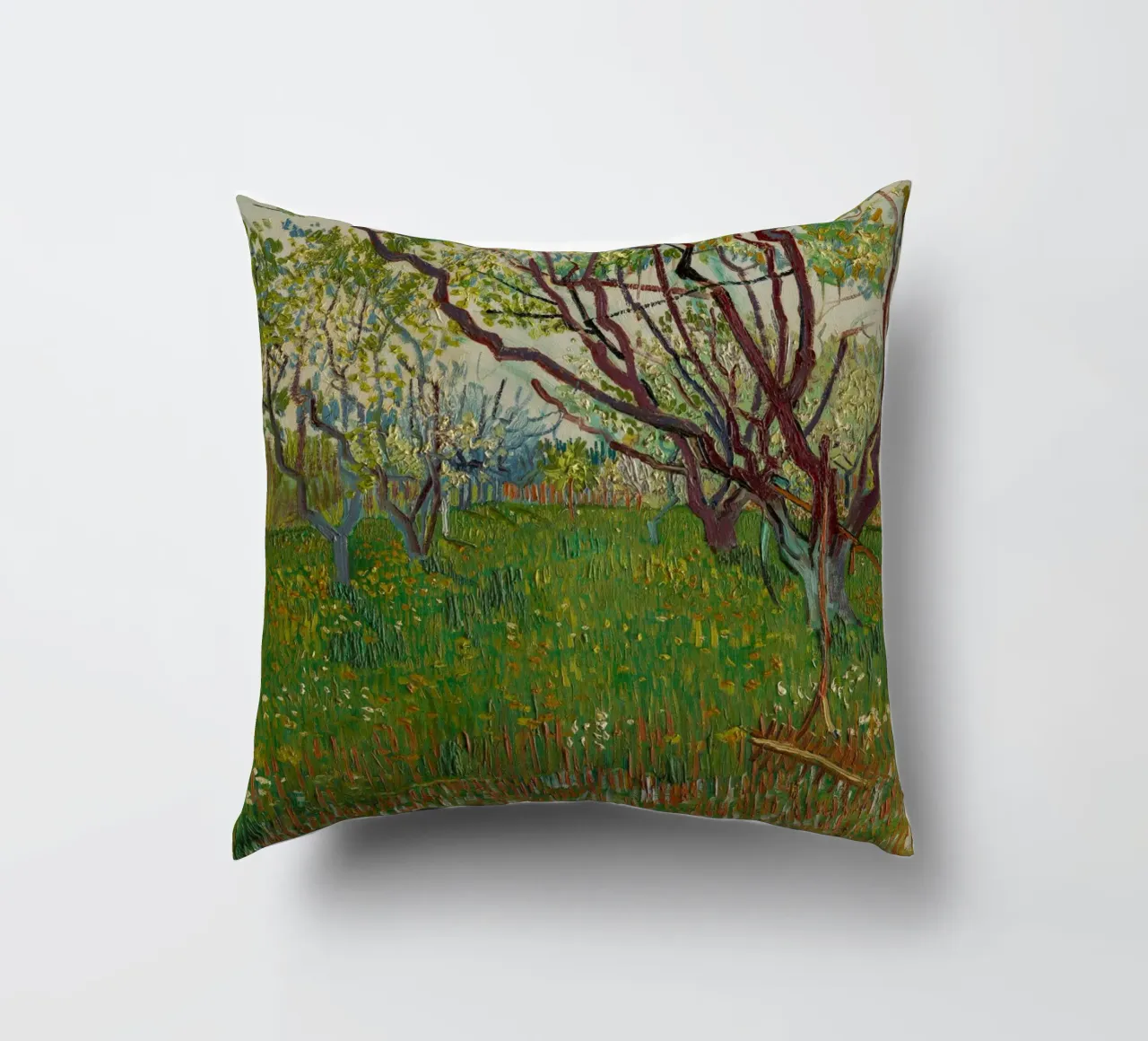 van Gogh frutteto in fiore cuscino da Carinaprint