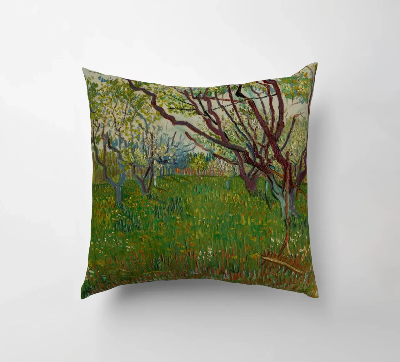 van Gogh frutteto in fiore cuscino da Carinaprint