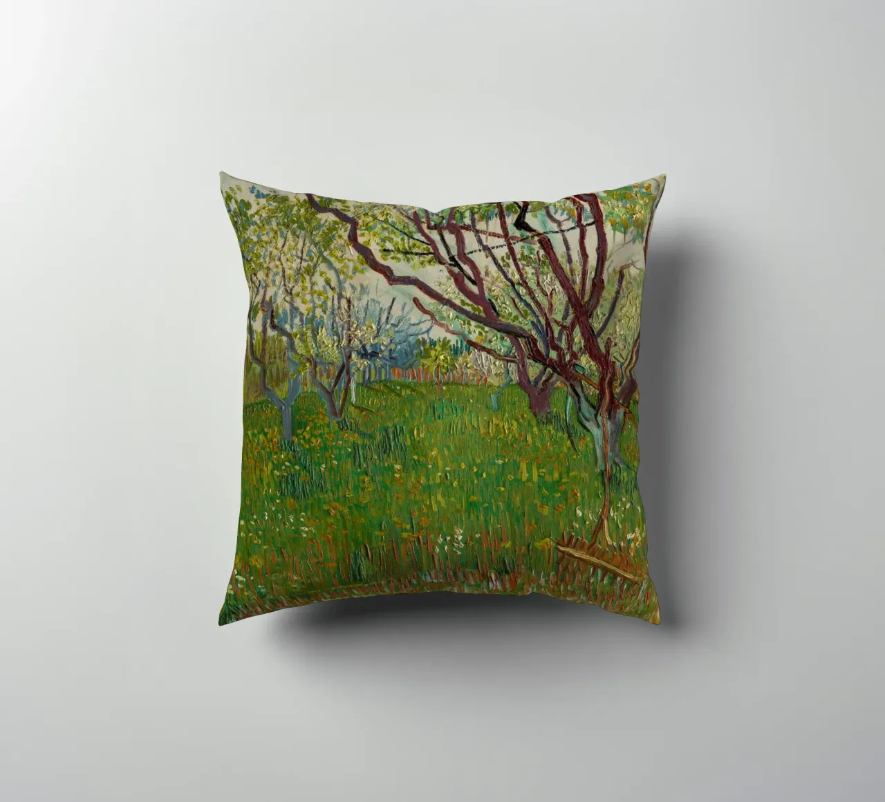 van Gogh frutteto in fiore cuscino da Carinaprint
