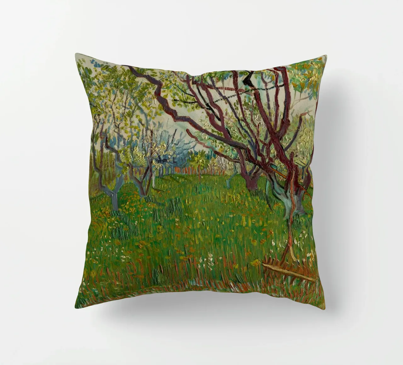 van Gogh frutteto in fiore cuscino da Carinaprint