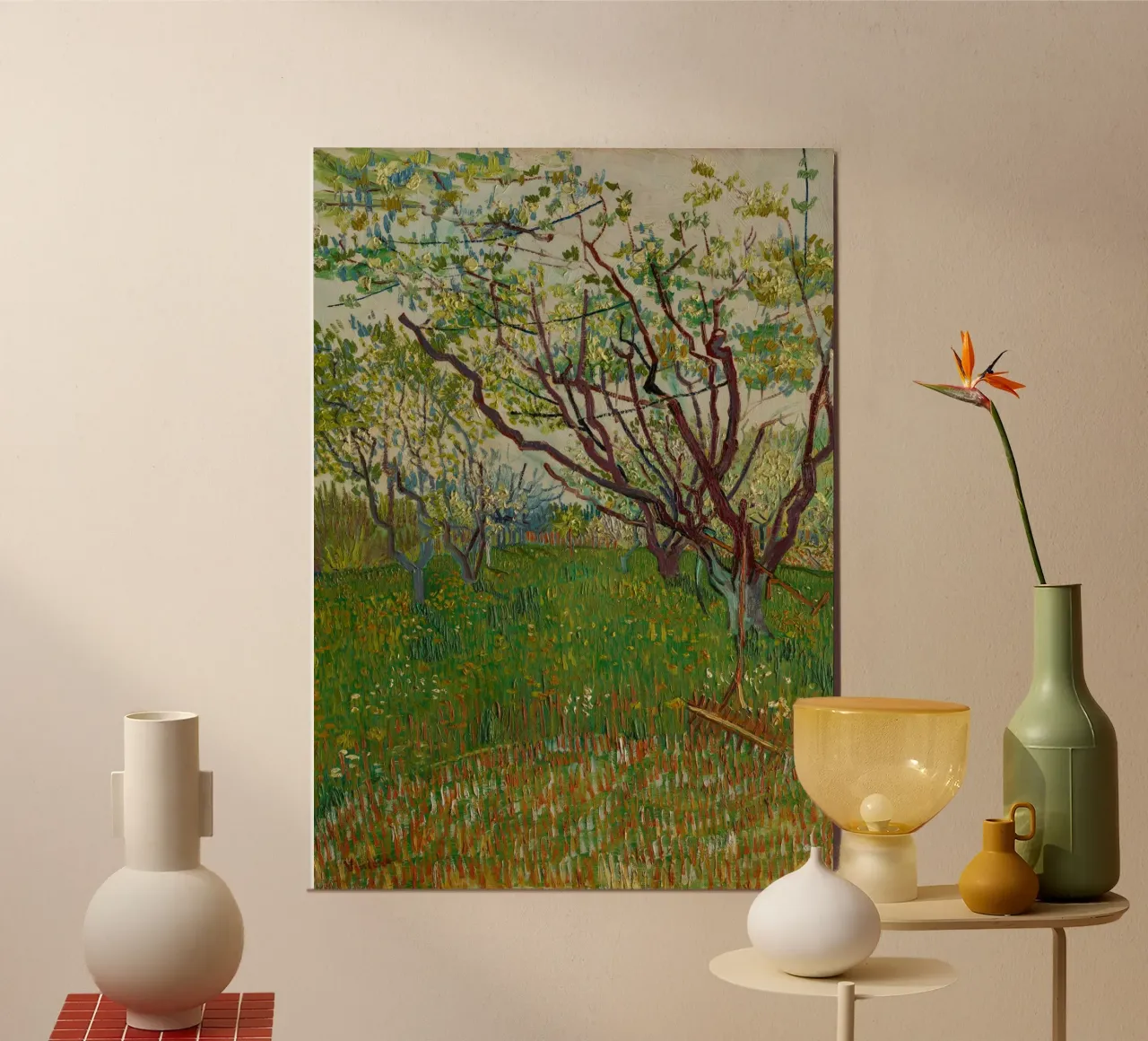 van Gogh frutteto in fiore carta hahnemühle da Carinaprint