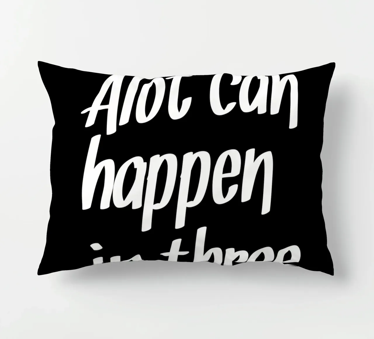 Alot can happen in 3 days cuscino da happieeagle