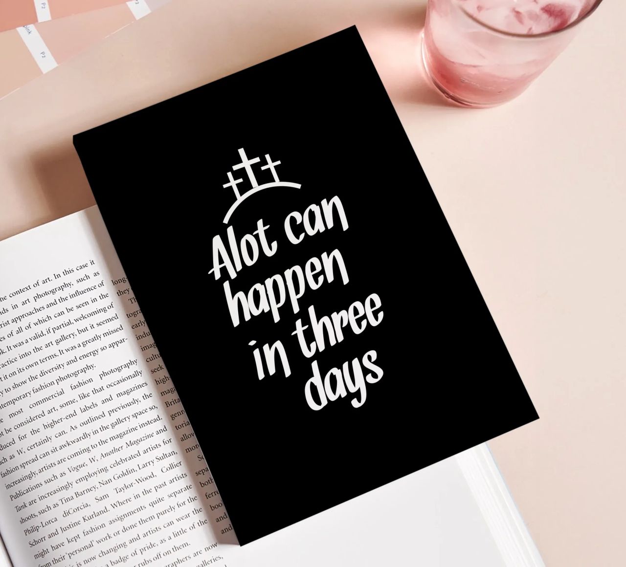 Alot can happen in 3 days carnet de notes de happieeagle