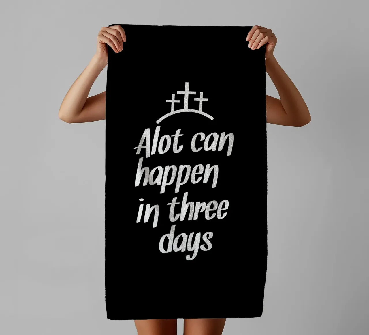 Alot can happen in 3 days asciugamano da bagno da happieeagle
