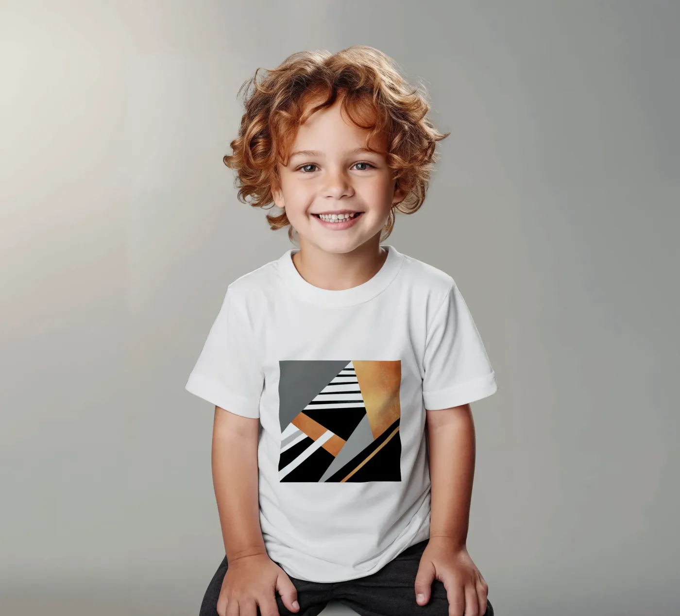 Geometric Combination t-shirt bambini da Elisabeth Fredriksson