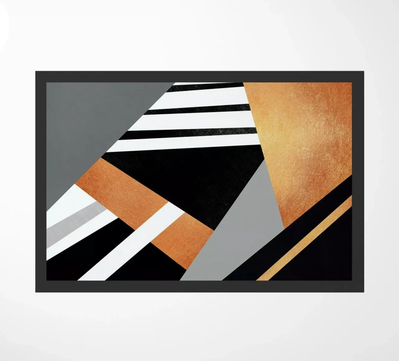 Geometric Combination doormat by Elisabeth Fredriksson