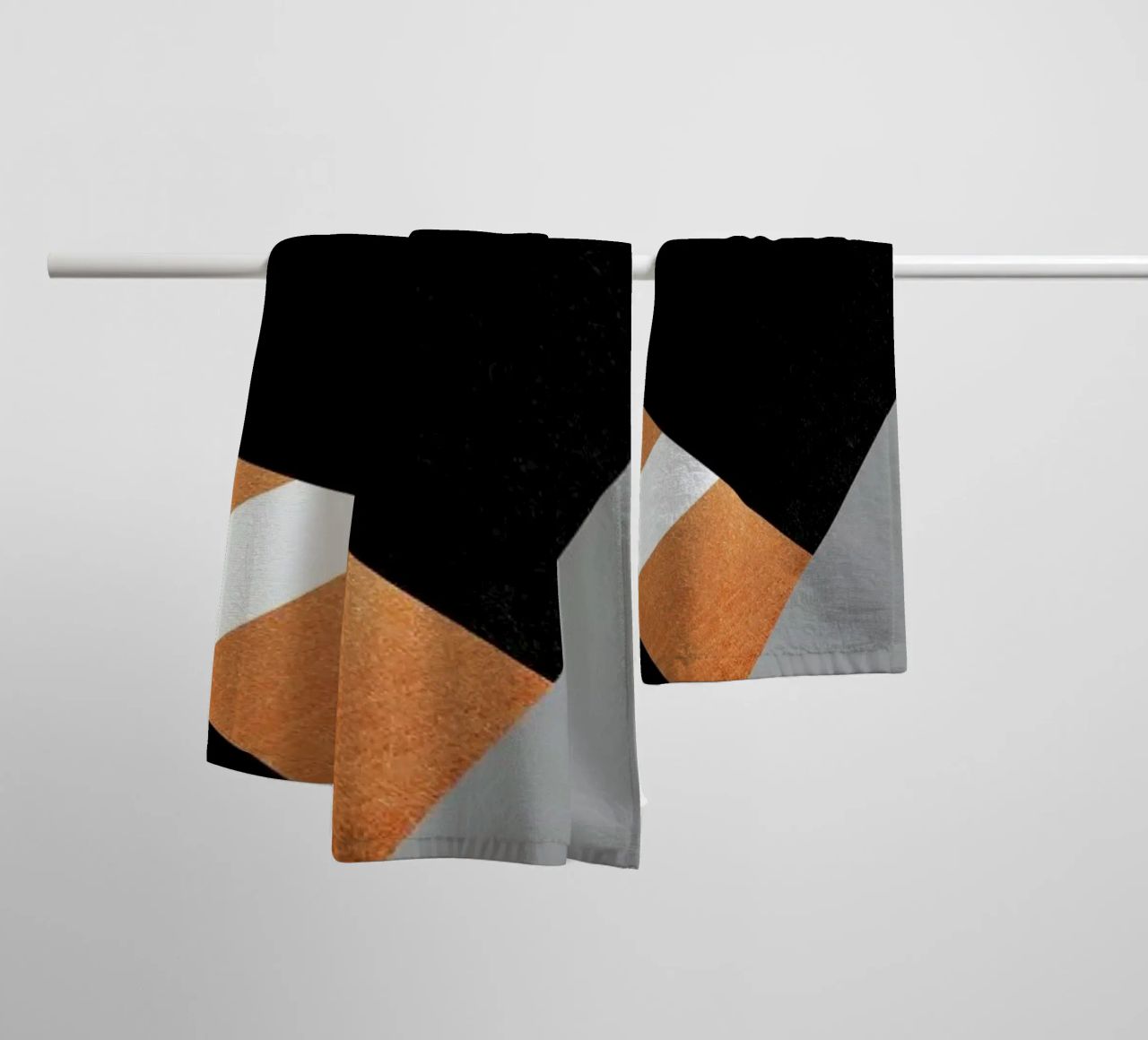 Geometric Combination towel by Elisabeth Fredriksson