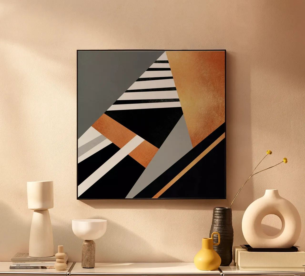 Geometric Combination acrylic glass by Elisabeth Fredriksson
